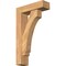 Ekena Millwork Imperial Block Smooth Bracket w/ Offset Brace, Western Red Cedar, 5 1/2"W x 18"D x 30"H BKT0604X18X30IMP05SWR - alternate 1